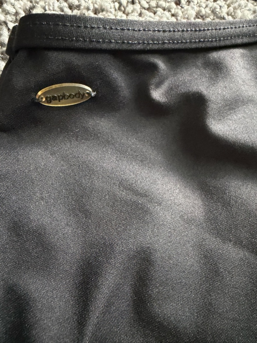 GapBody Black Swim Cover Up Skirt XL Beach Cover-Up Skort NWOT - Picture 5 of 7